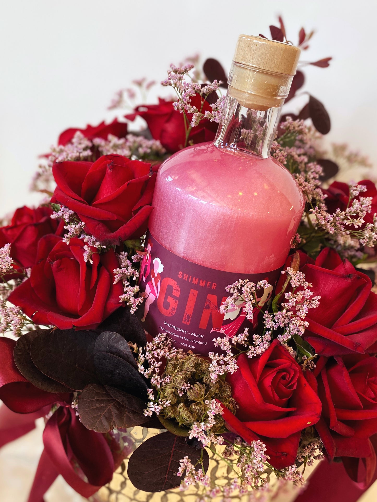 Be Mine | Deluxe designer bowl feat. Pink Shimmer Gin / Brut Rosé