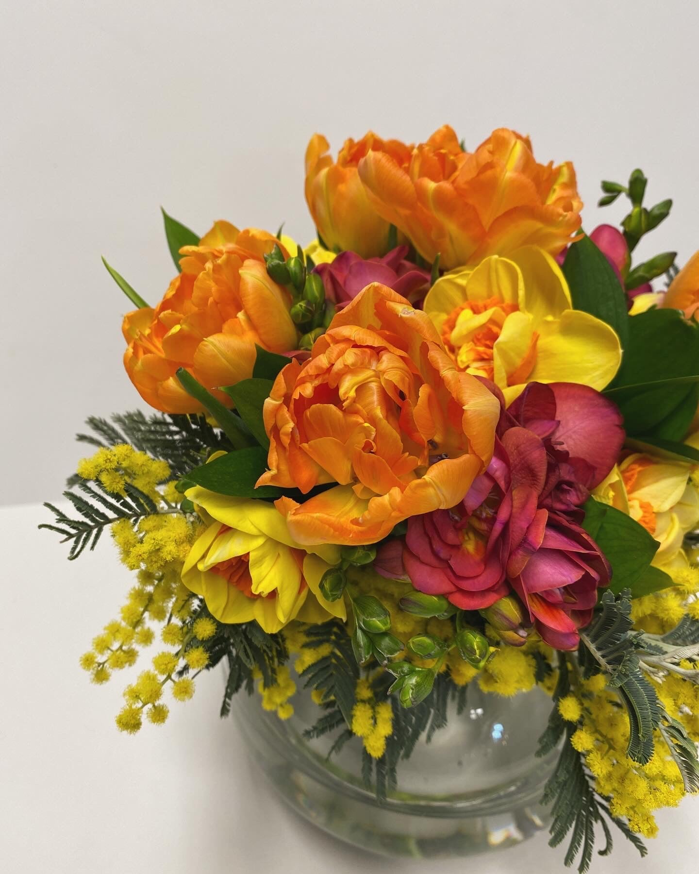 Seasonal Posy with Vase
