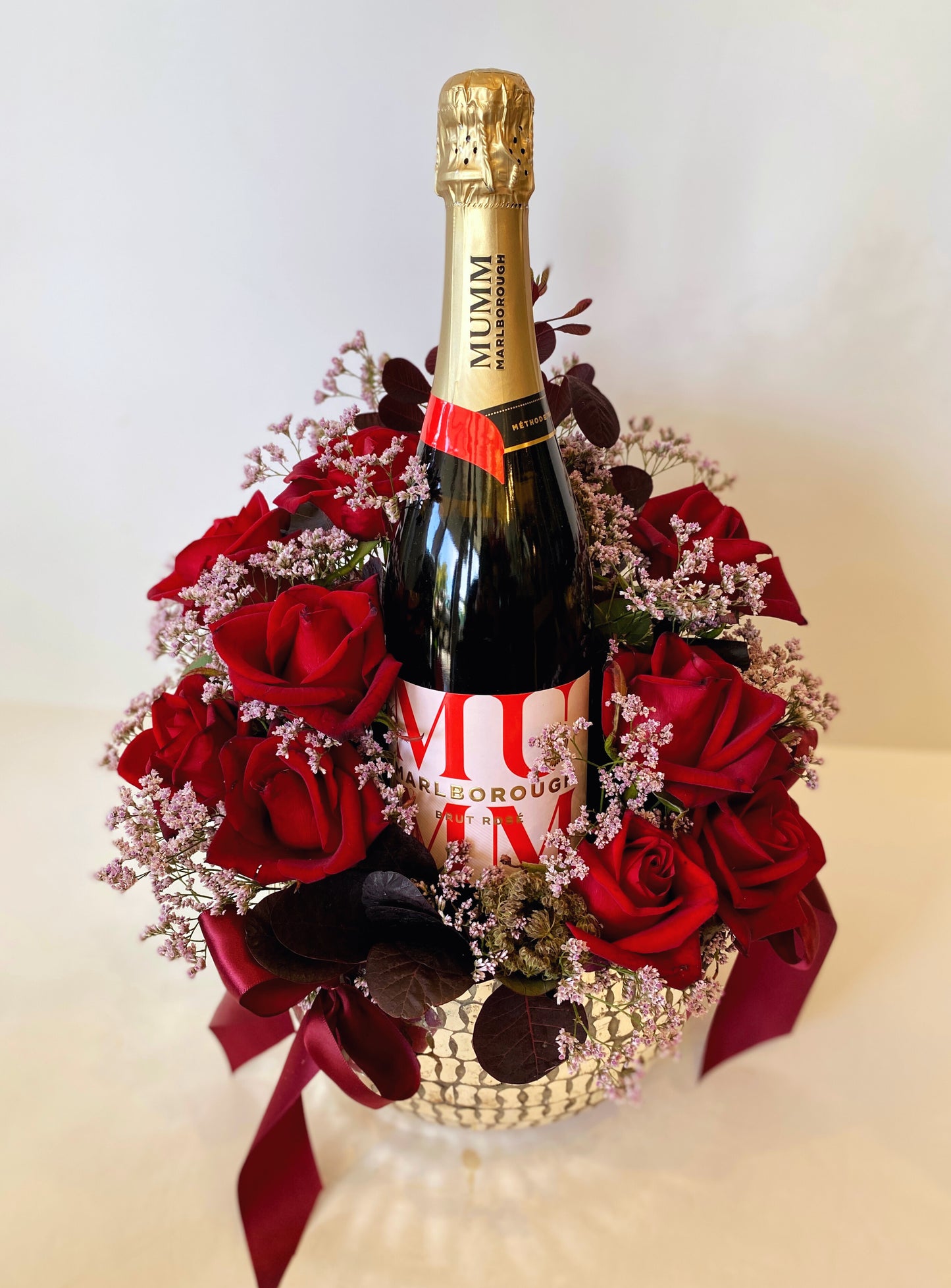 Be Mine | Deluxe designer bowl feat. Pink Shimmer Gin / Brut Rosé
