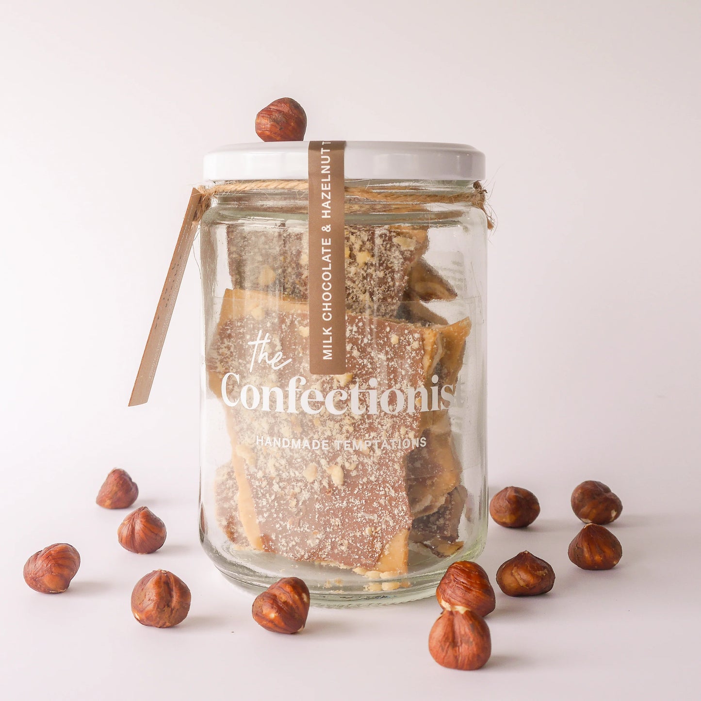 Milk Chocolate & Hazelnut Toffee 200g | The Confectionist