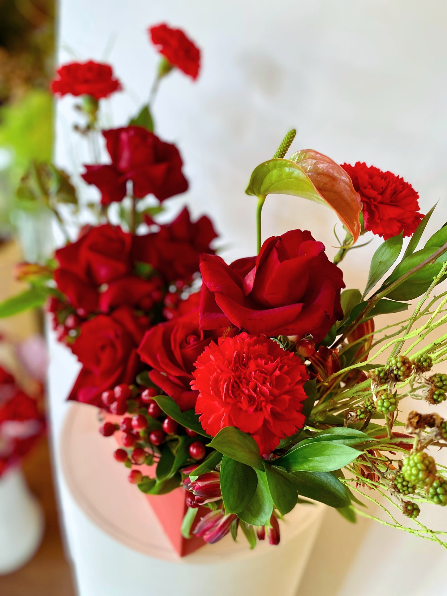 Queen of Hearts Floral Arrangement