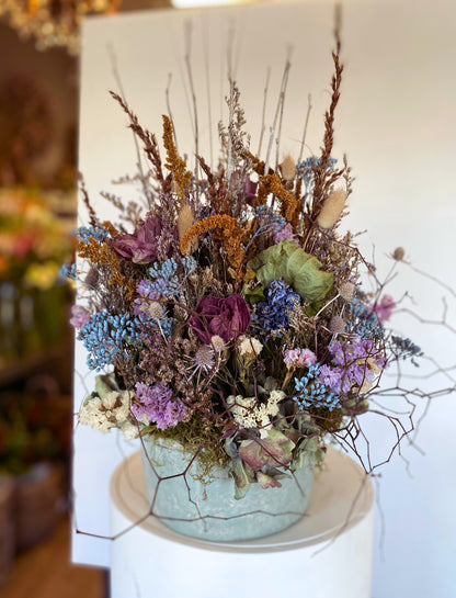 Dried Floral Arrangement | Dusky Meadows - Large
