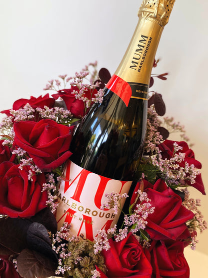 Be Mine | Deluxe designer bowl feat. Pink Shimmer Gin / Brut Rosé