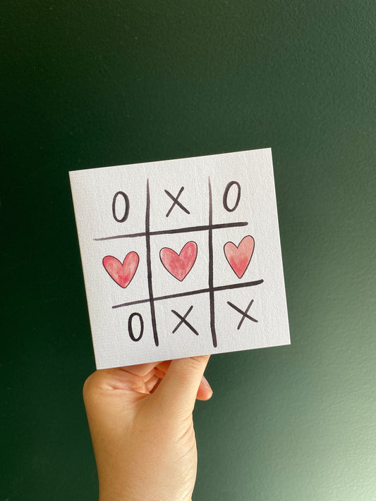 Greeting Card | XO Tic Tac Toe