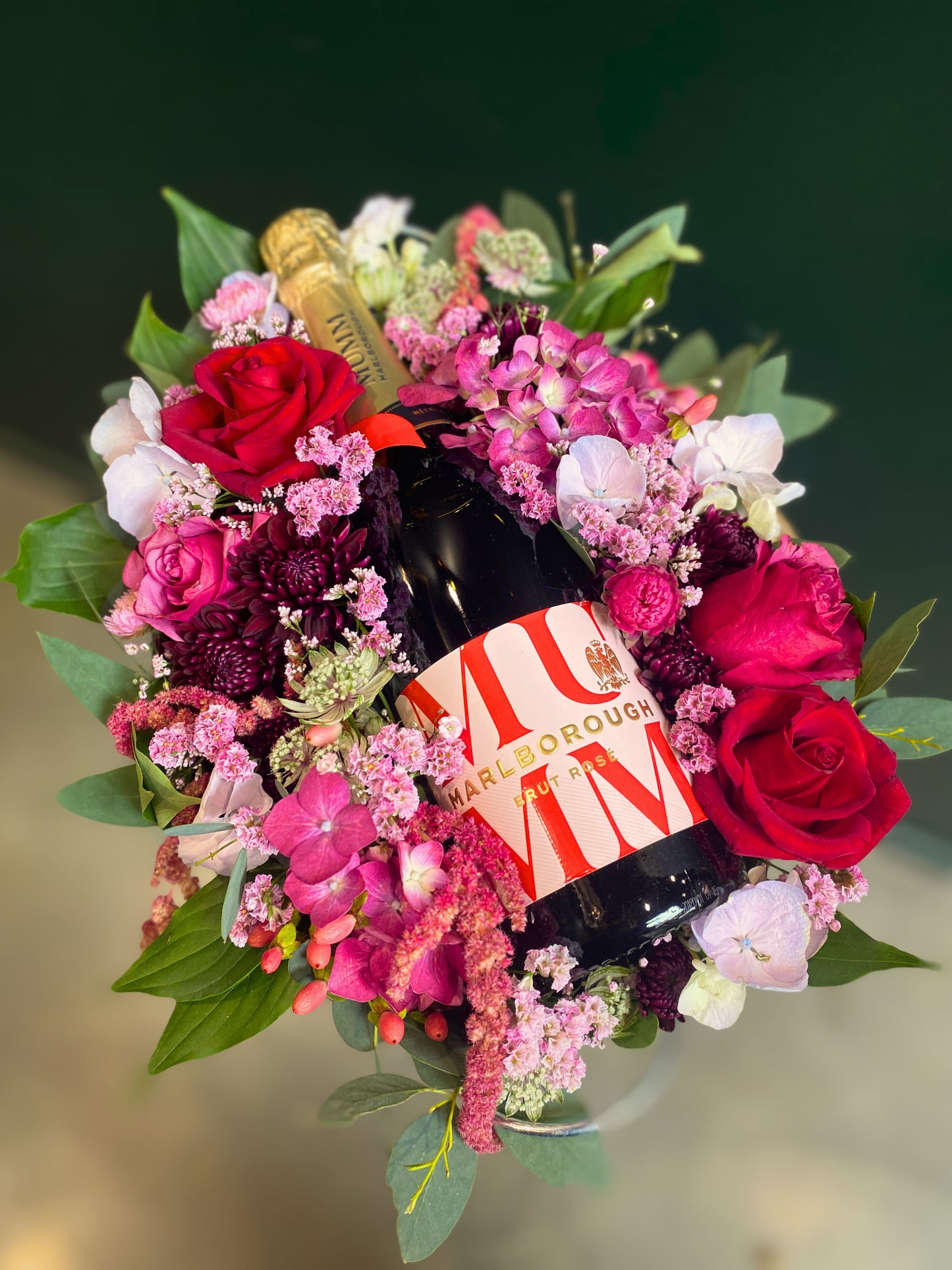 Mumm Marlborough Brut Rosé with Deluxe Floral Arrangement