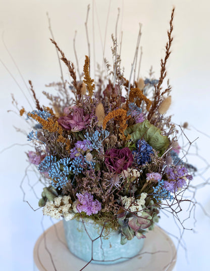 Dried Floral Arrangement | Dusky Meadows - Large